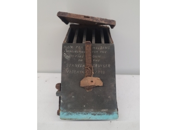 Very Rusty But VERY COOL Antique Ammunition Holder